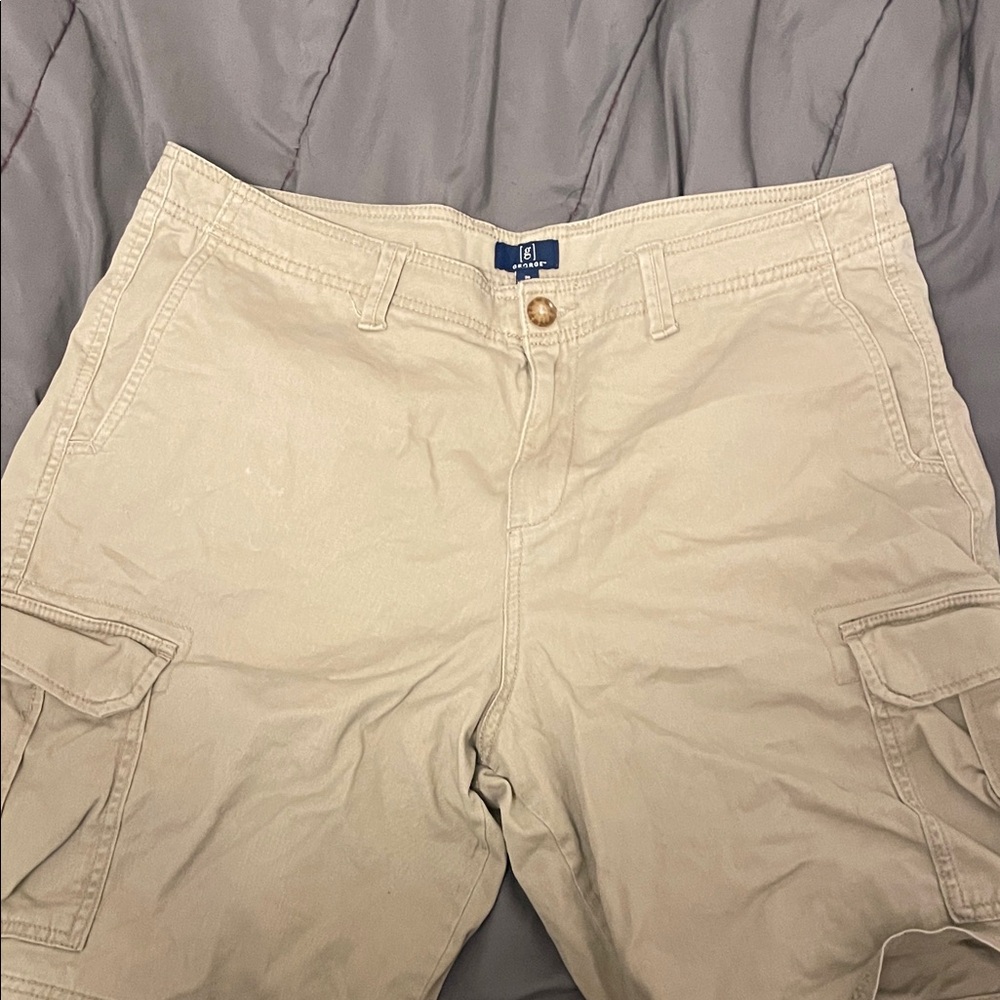 George Khaki Casual Shorts